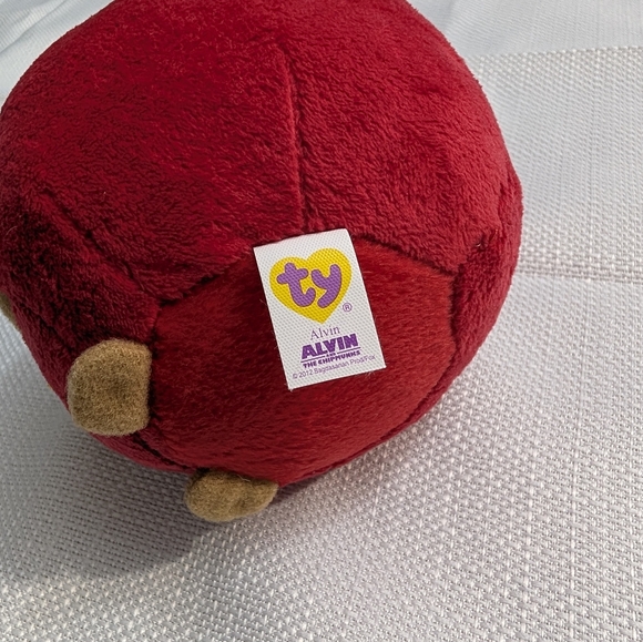 NWT TY Beanie Ballz - Alvin and the chipmunks - 5" - Picture 13 of 14